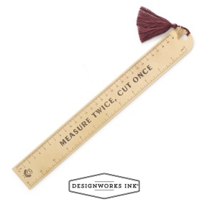 Metal Ruler 1230 Burgundy DR12-1002EU 